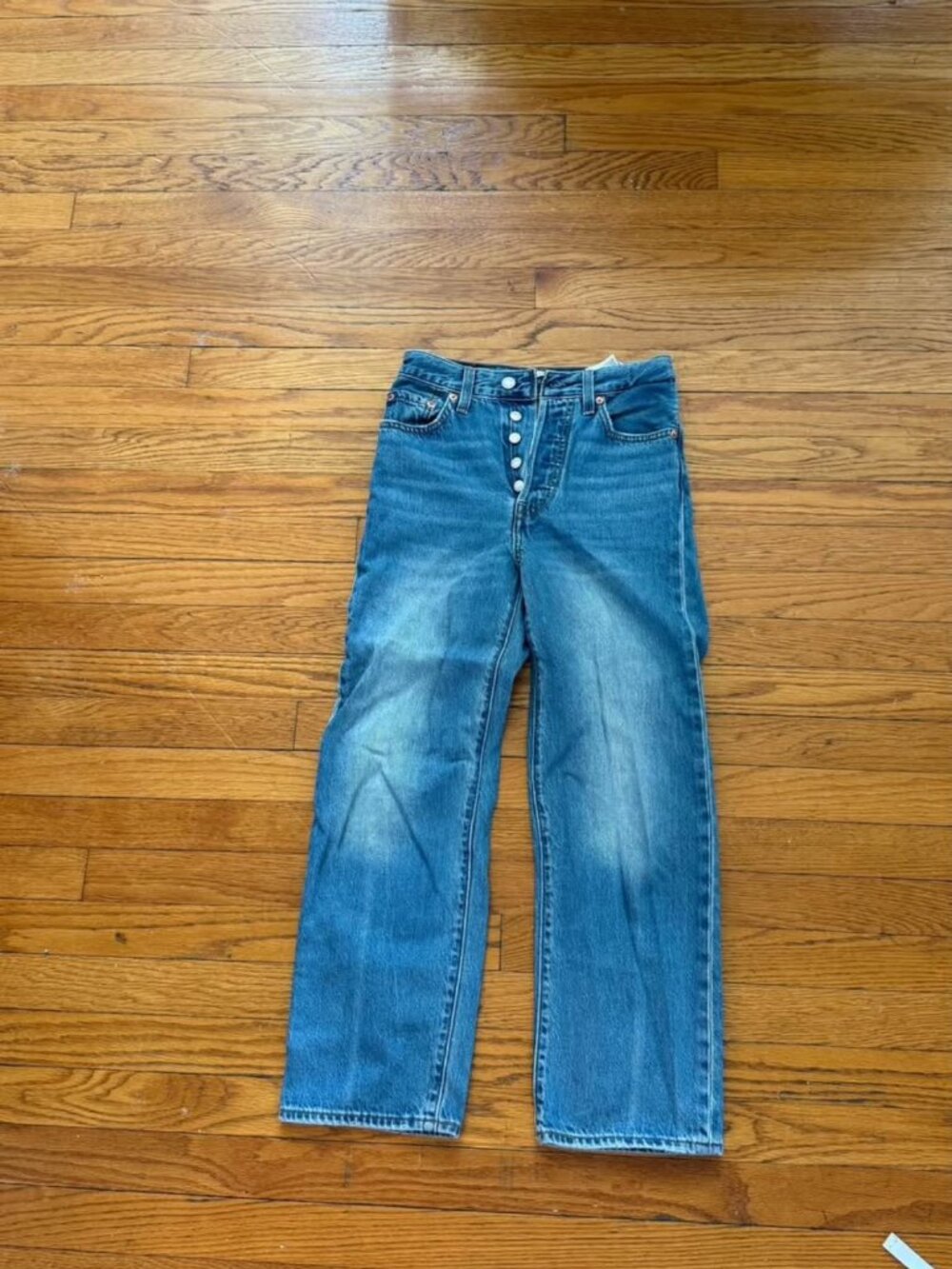 Levi’s Premium High Waisted Straight Leg Jeans